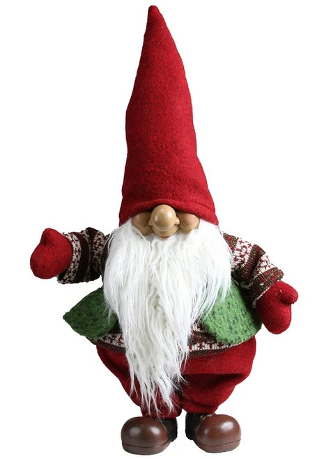 Northlight 22" Red And White Gnome Christmas Tabletop Decoration - Image 3