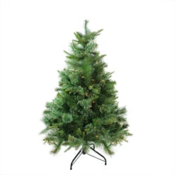 Northlight 4.5' Pre-Lit Full Ashcroft Cashmere Pine Artificial Christmas Tree - Clear AlwaysLit Lights