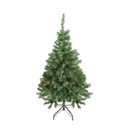 Northlight 4' Pre-Lit Niagara Pine Medium Artificial Christmas Tree, Clear Lights