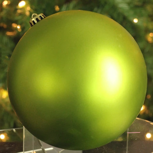 Northlight Matte Kiwi Green Shatterproof Christmas Ball Ornament 12" (300mm) - Image 3