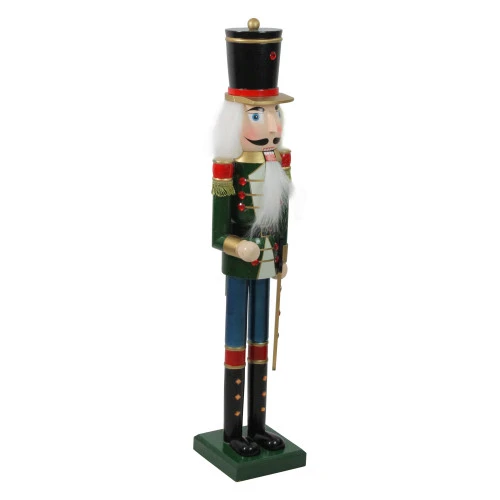 Northlight 36.75" Green And Black Christmas Nutcracker Soldier With Sword - Image 2