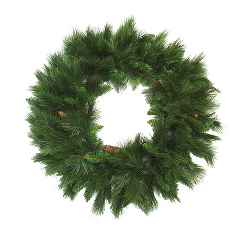 Northlight White Valley Mixed Pine Artificial Christmas Wreath, 48-Inch, Unlit