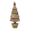 Northlight 7" Red And Green Glitter Shatterproof Christmas Tree Ornament