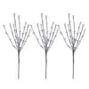 Northlight Set Of 3 Pre-Lit Cherry Blossom Artificial Tree Branches, 72 Pure White LED Lights