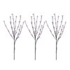 Northlight Set Of 3 Pre-Lit Cherry Blossom Artificial Tree Branches, 72 Pink LED Lights
