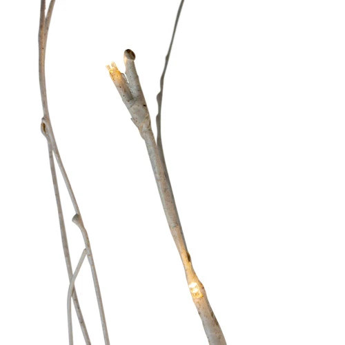 Northlight 4' LED Lighted White Twig Tree Cluster Outdoor Christmas Yard Art Decoration - 15-11350E-4 - Image 6