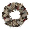 Northlight Pine Cones, Birch And Berries Artificial Christmas Wreath, 13-Inch, Unlit