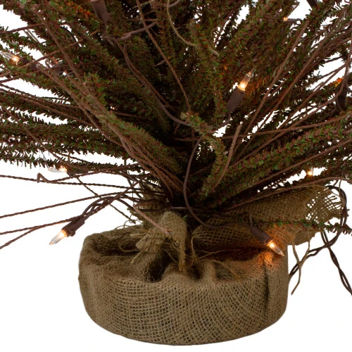 Northlight 3' Pre-Lit Warsaw Twig Artificial Christmas Tree - Clear Lights - Image 4