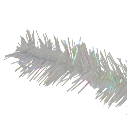 Northlight 4' Slim White Tinsel Artificial Christmas Tree - Unlit - Image 4