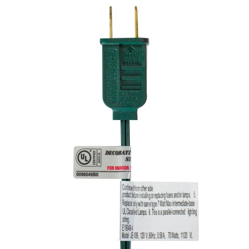 Northlight 10 Multi-Color Transparent G40 Globe Christmas Lights - 9' Green Wire - Image 3