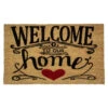 Northlight Natural Coir "Welcome To Our Home" Rectangular Doormat 18" X 30"
