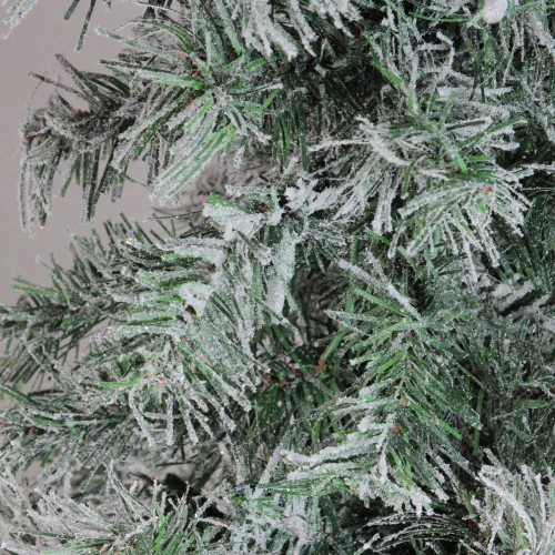 Northlight 3' Medium Flocked And Glittered Woodland Alpine Artificial Christmas Tree - Unlit - Image 3
