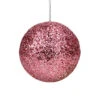 Northlight 5.75" Pink Sequin Ball Christmas Ornament