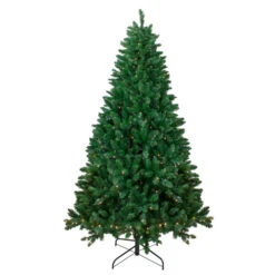Northlight 9' Pre-Lit Twin Lakes Fir Artificial Christmas Tree - Warm White LED Lights