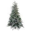 Northlight 6.5' Flocked Winfield Fir Artificial Christmas Tree - Unlit