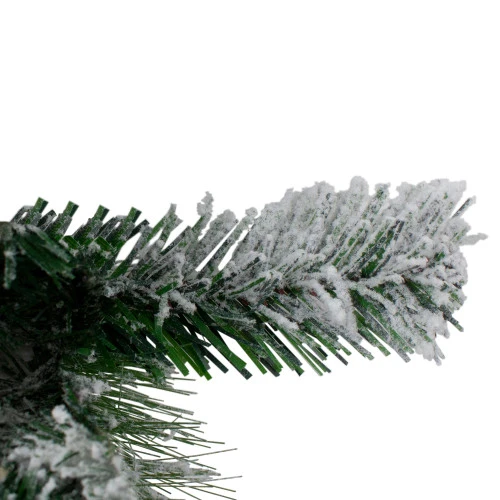 Northlight 9' X 10" Flocked Somerset Spruce Artificial Christmas Garland - Unlit - Image 2