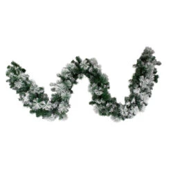 Northlight 9' X 10" Flocked Somerset Spruce Artificial Christmas Garland - Unlit