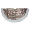 Northlight 47" Brown And White Paillette Sequins Round Christmas Tree Skirt