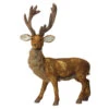 Northlight 24” Brown And Gold Standing Reindeer Christmas Tabletop Figure