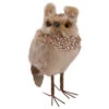Northlight 6" Brown Sequin Standing Owl Christmas Figurine