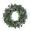 Northlight Mixed Pine And Blueberries Artificial Christmas Wreath -24-Inch, Unlit