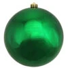 Northlight Shiny Xmas Green Shatterproof Christmas Ball Ornament 10" (250mm)