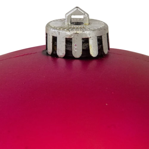 Northlight Magenta Pink Shatterproof Matte Christmas Ball Ornament 8" (200mm) - Image 3
