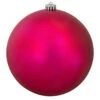 Northlight Magenta Pink Shatterproof Matte Christmas Ball Ornament 8" (200mm)
