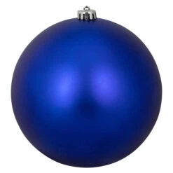 Northlight Shatterproof Matte Royal Blue Christmas Ball Ornament 8" (200mm)