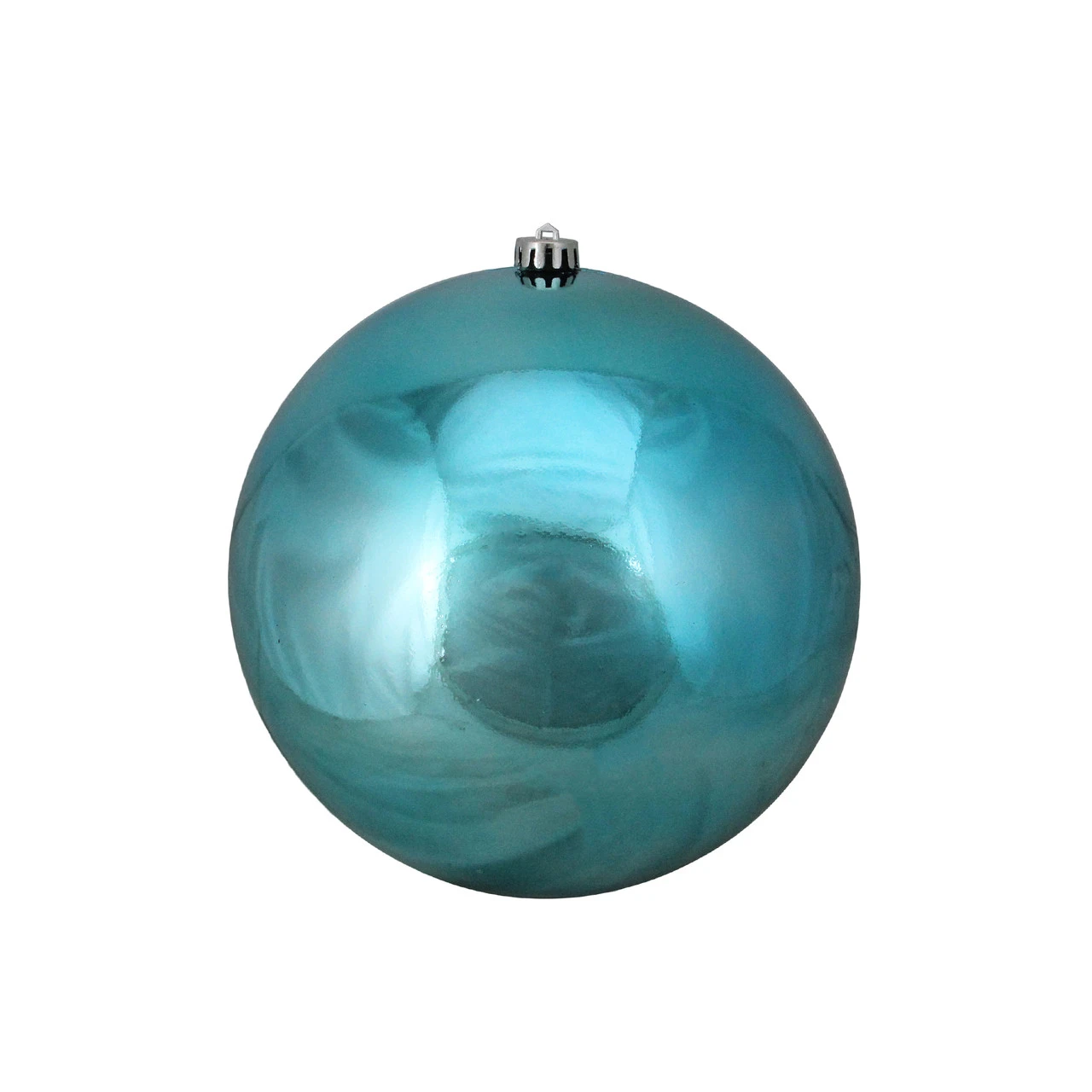 Northlight Turquoise Blue Shatterproof Shiny Christmas Ball Ornament 10" (250mm)