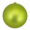 Northlight Matte Kiwi Green Shatterproof Christmas Ball Ornament 10" (250mm)