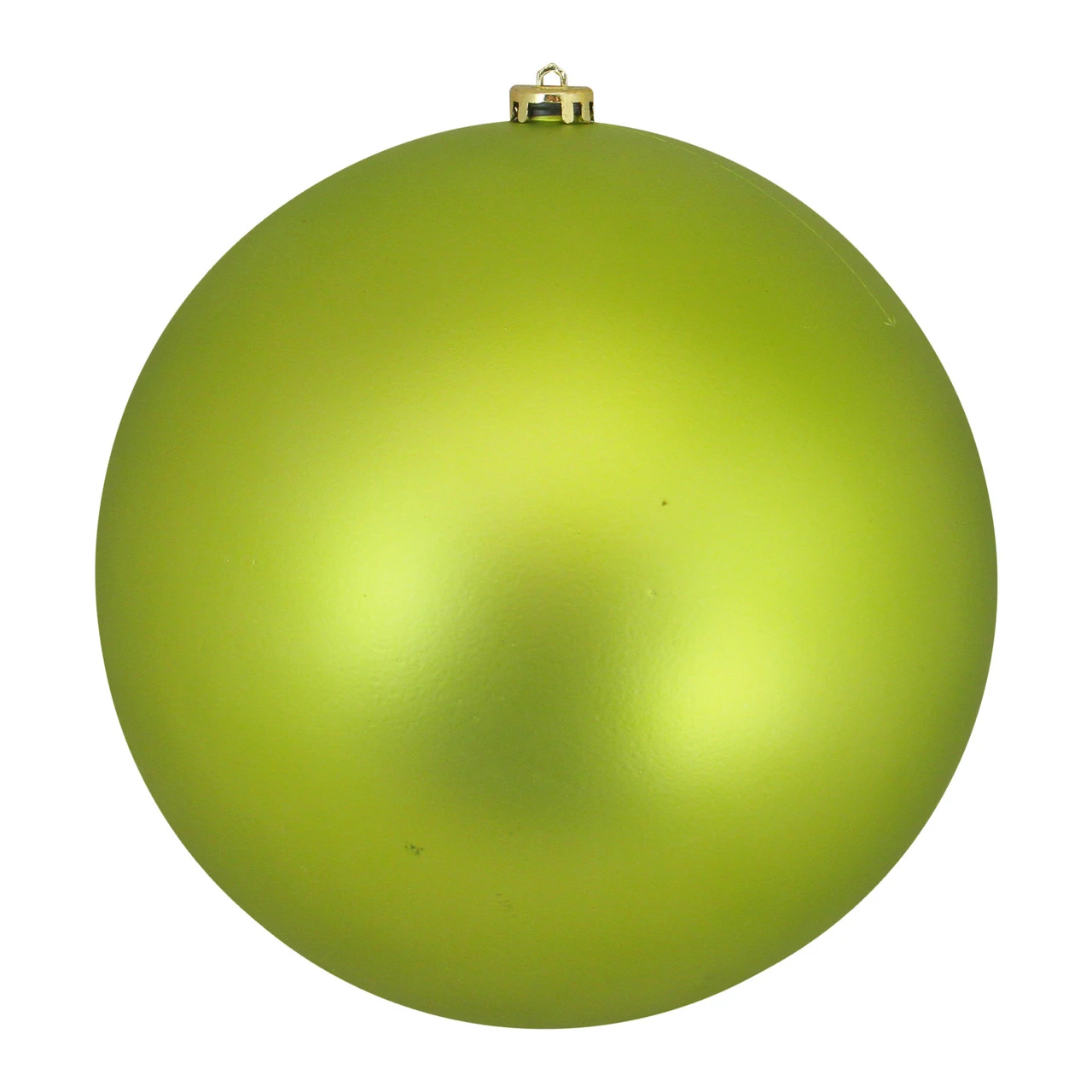 Northlight Matte Kiwi Green Shatterproof Christmas Ball Ornament 10" (250mm)