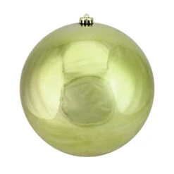Northlight Shiny Kiwi Green Shatterproof Christmas Ball Ornament 10" (250mm)