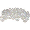 Northlight 60ct Clear Iridescent Shatterproof Shiny Christmas Ball Ornaments 2.5" (60mm)
