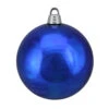 Northlight Shiny Lavish Blue Shatterproof Christmas Ball Ornament 12" (300mm)