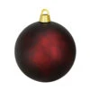 Northlight Matte Burgundy Red Shatterproof Christmas Ball Ornament 12" (300mm)