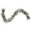 Northlight 9' X 10" Flocked Pine Artificial Christmas Garland - Unlit
