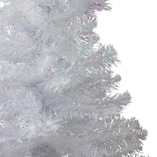 Northlight 3' White Iridescent Pine Artificial Christmas Tree - Unlit - Image 2
