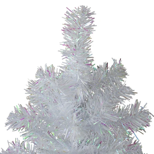Northlight 3' White Iridescent Pine Artificial Christmas Tree - Unlit - Image 3