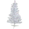 Northlight 3' Pre-lit White Iridescent Pine Artificial Christmas Tree - Multi Lights