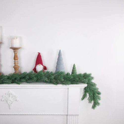 Northlight 6' X 7" Frosted And Dusted Green Pine Artificial Christmas Garland - Unlit - Image 3