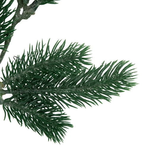Northlight 6' X 7" Frosted And Dusted Green Pine Artificial Christmas Garland - Unlit - Image 4