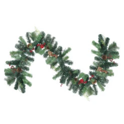 Northlight 6' Foliage With Pinecone And Berry Artificial Christmas Garland - Unlit