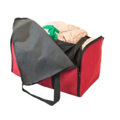 Northlight 23" Red And Black Inflatables Christmas Storage Bag - Fits Small To Extra Large Decorations