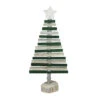 Northlight 20.25" Green And Natural Spiraled Christmas Tree Tabletop Decor