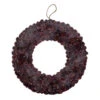 Northlight Red Glittered Pine Cone Artificial Christmas Wreath - 18-Inch, Unlit