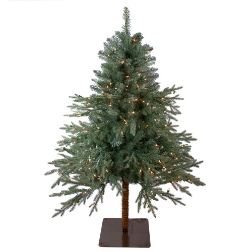Northlight Real Touchâ„¢ Pre-Lit Artificial Full Fairbanks Alpine Christmas Tree - Clear Lights, 4.5'