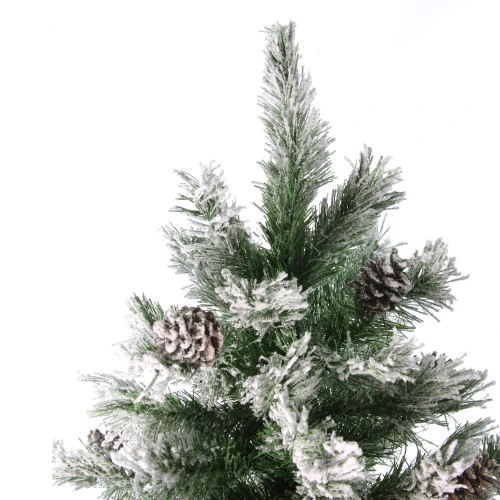 Northlight 6' Medium Flocked Angel Pine Artificial Christmas Tree - Unlit - Image 5