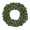 Northlight Pre-Lit LED Canadian Pine Artificial Christmas Wreath, 24-Inch, Clear Lights