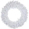Northlight Pre-Lit White Pine LED Artificial Christmas Wreath - 36-Inch, Multicolor Lights